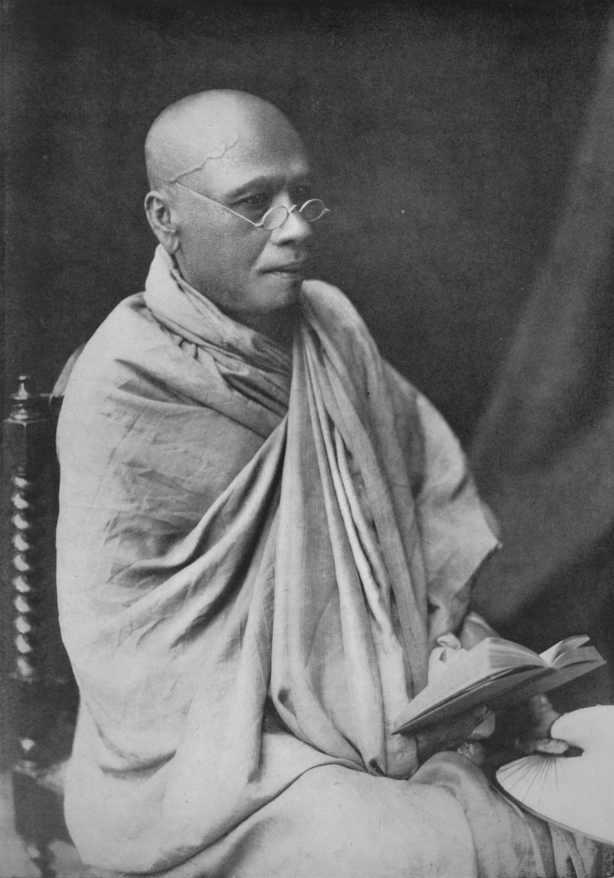 En buddhistisk präst, c1890, 1910 av Alfred William Amandus Plate