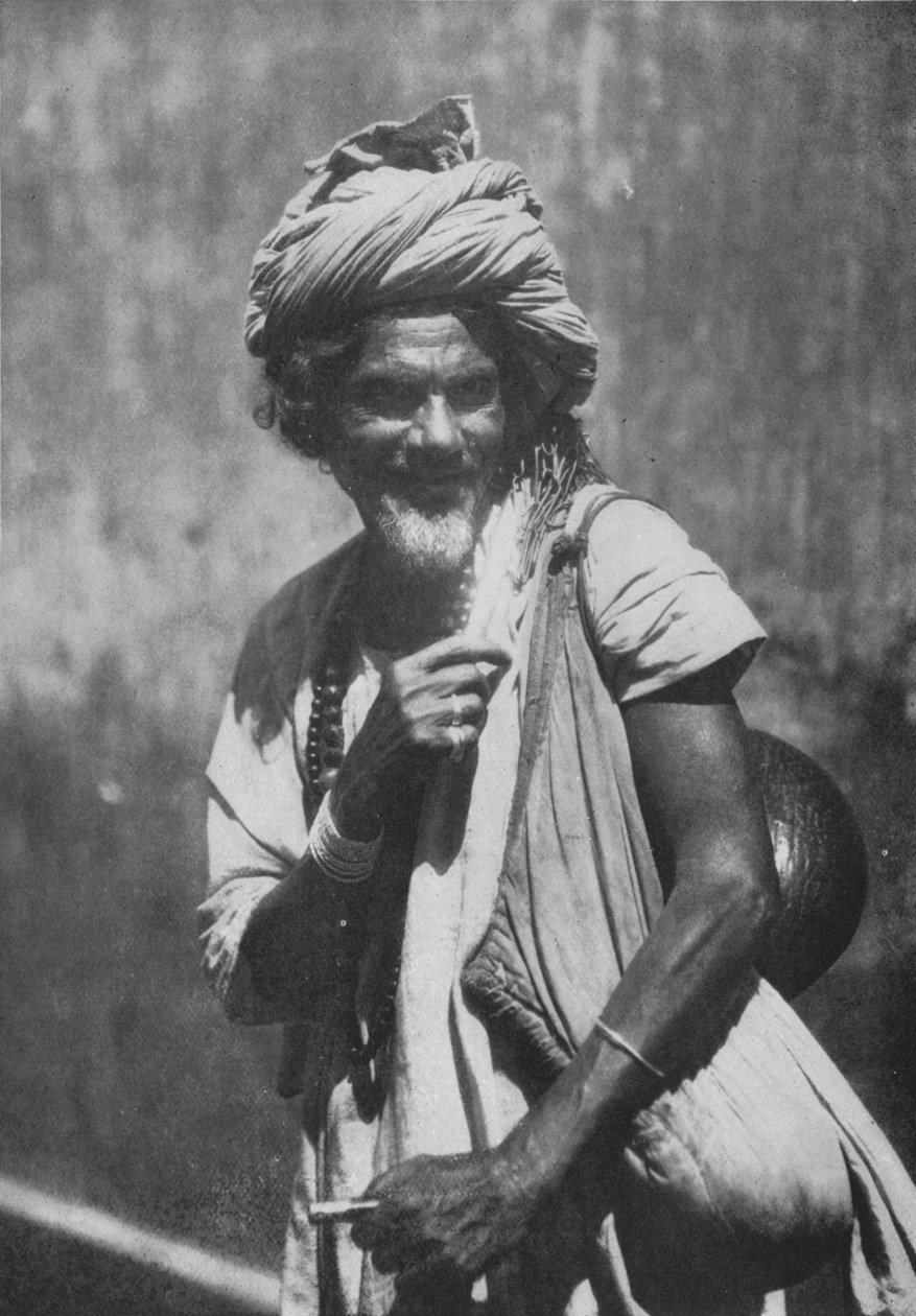 En muhammedansk fakir eller trollkarl, c1890, 1910 av Alfred William Amandus Plate
