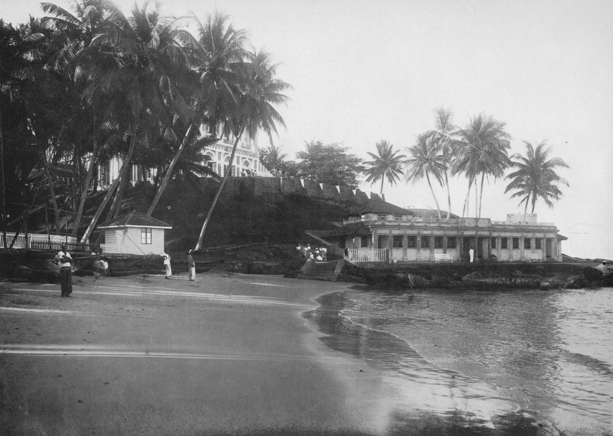 Mount Lavinia hotell och badpaviljong, c1890, 1910 av Alfred William Amandus Plate