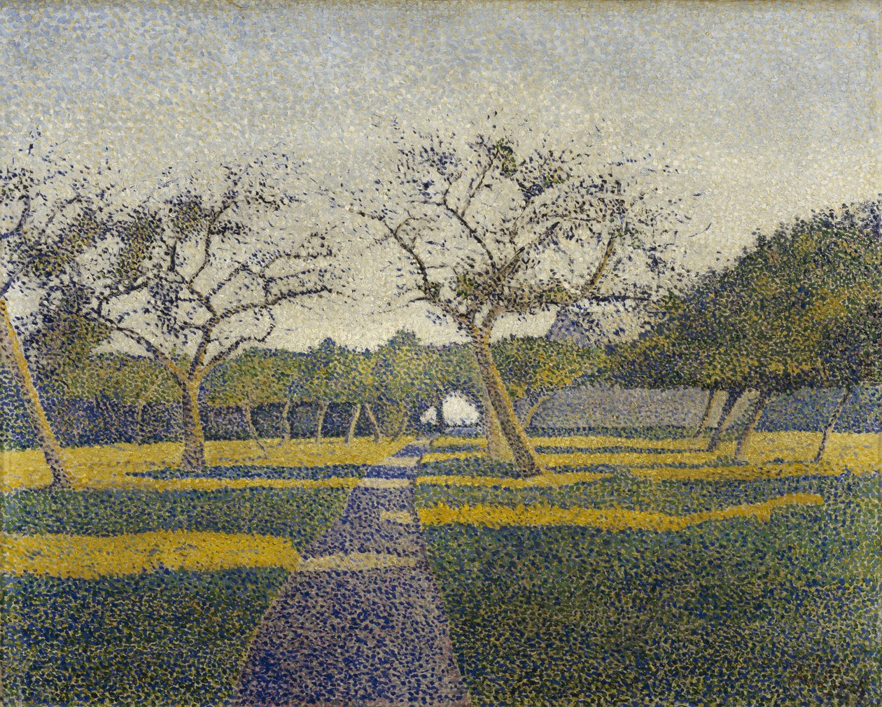 Fruktträdgård vid La Louviere av Alfred William Finch