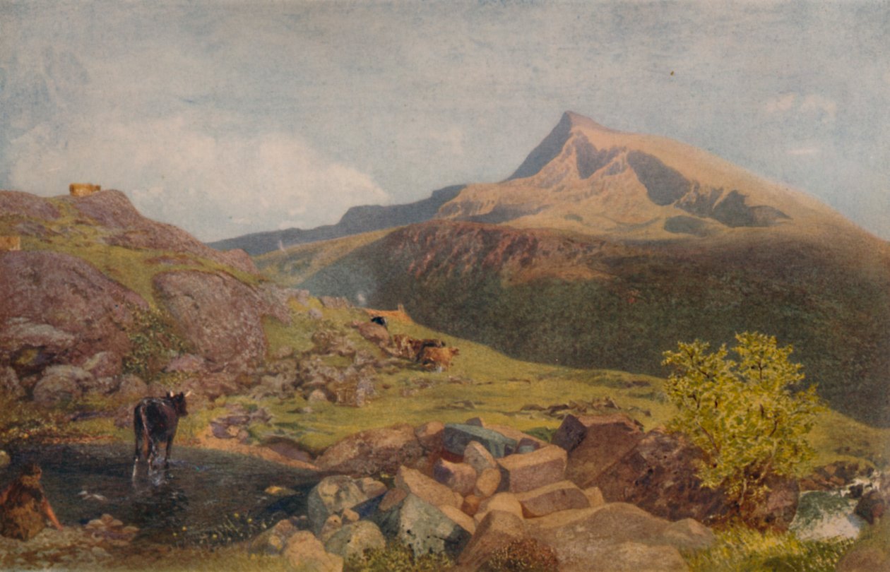 Among the Welsh Hills, 1800-talet, 1935 av Alfred William Hunt
