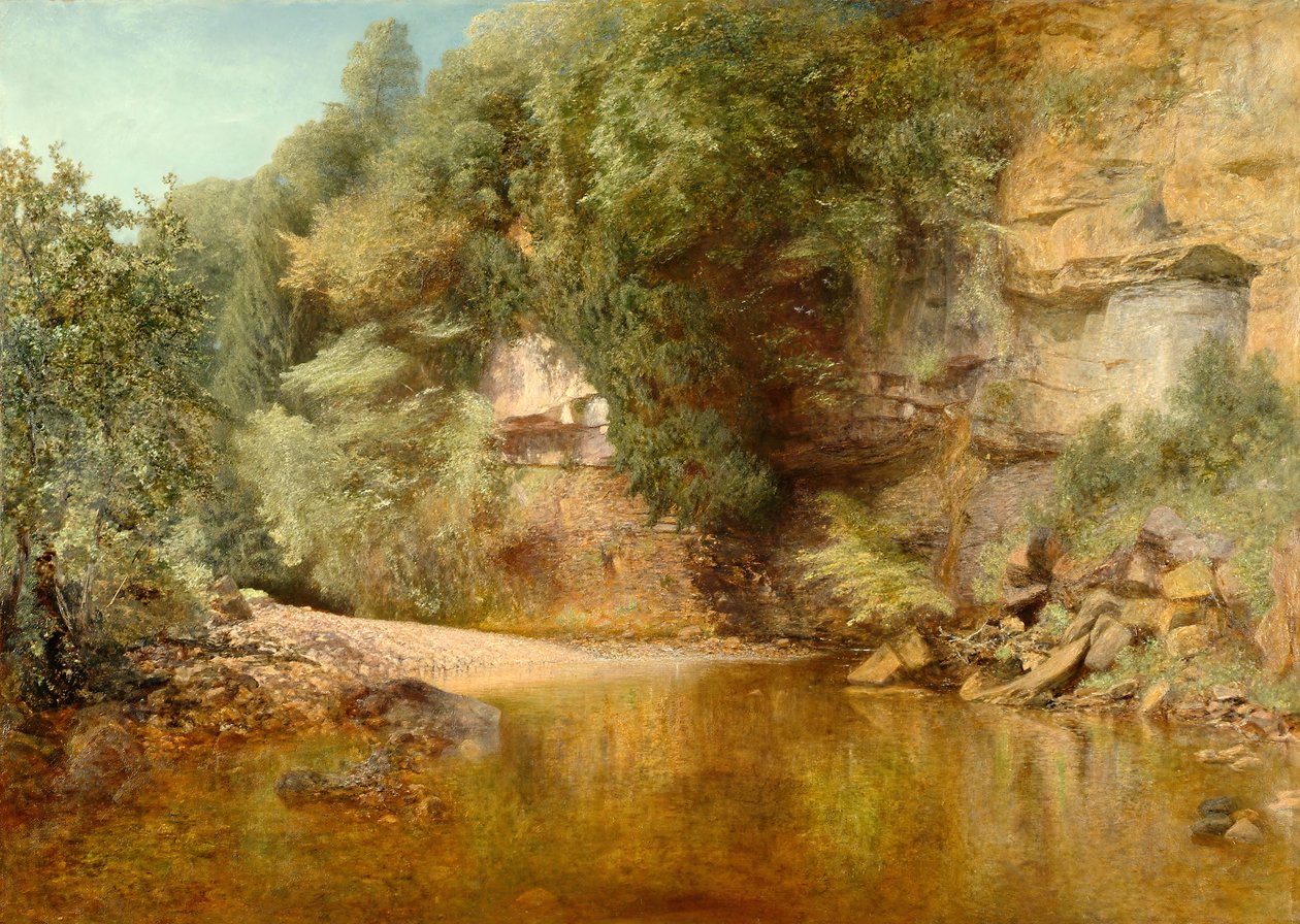 Lövrik juni, 1879. av Alfred William Hunt