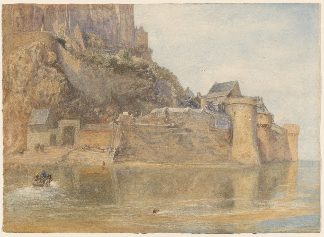 Vallarna, Mont St. Michel, Frankrike av Alfred William Hunt