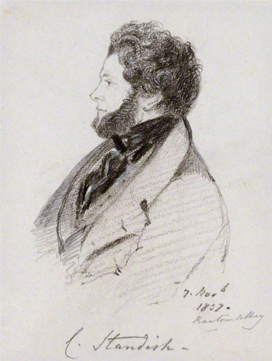 Porträtt av Lord Charles Strickland Standish (1790-1863) av Alfred Count D