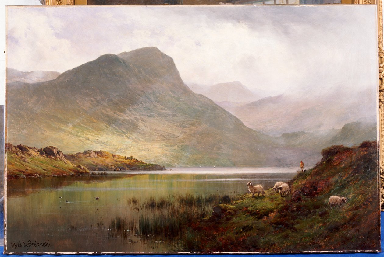 Loch Ness av Alfred de Breanski