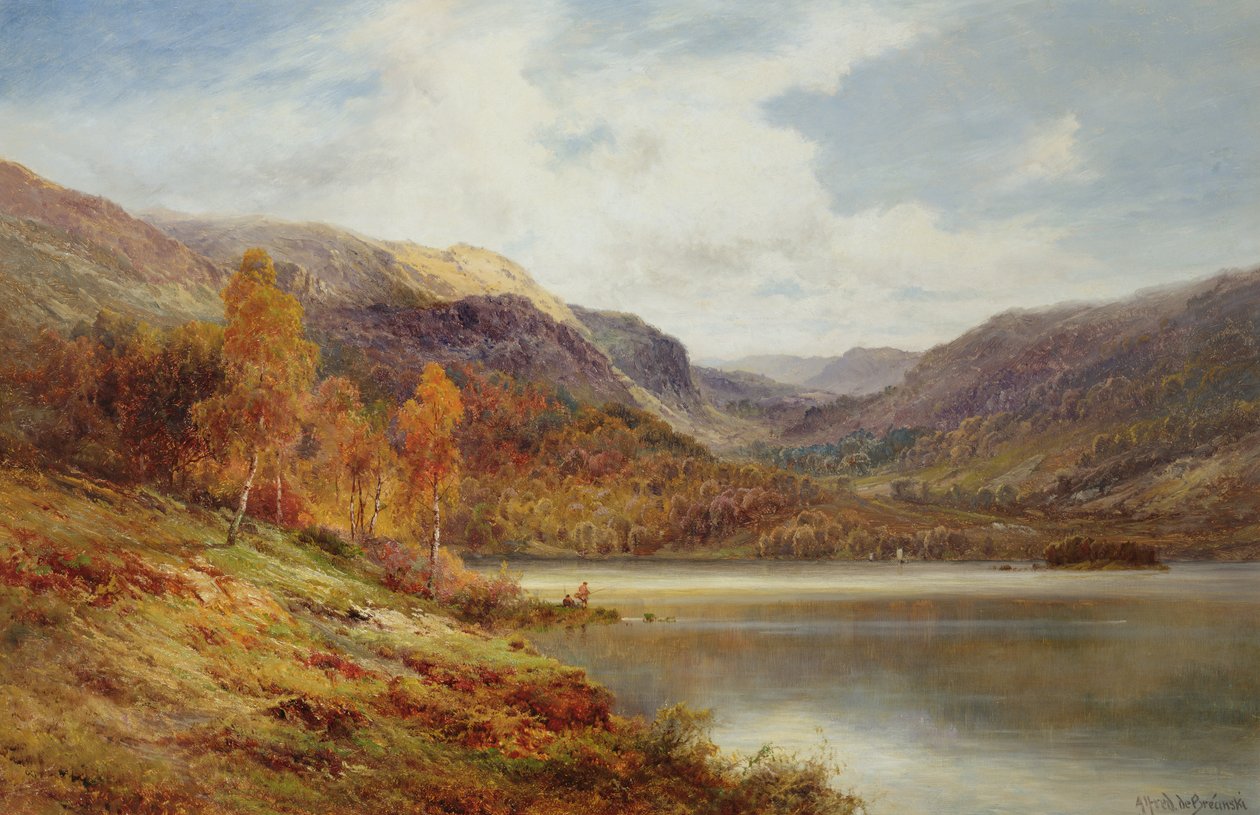oktober i höglandet av Alfred de Breanski