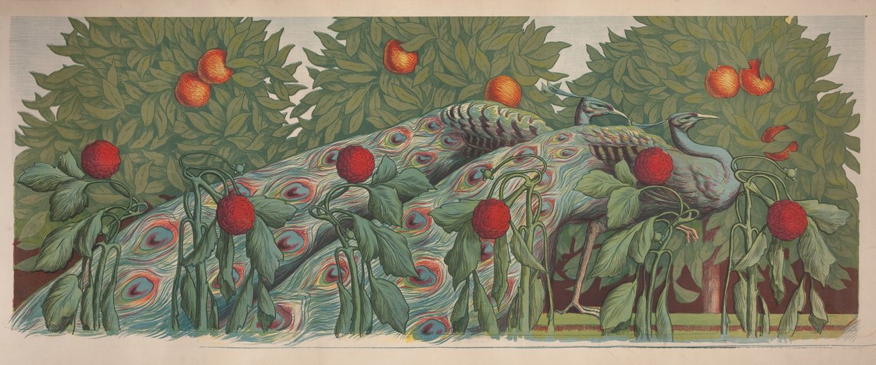 Påfåglarna, 1903. av Alfredo Müller