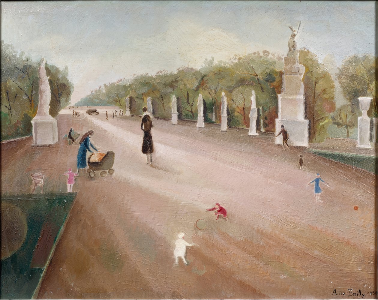 Im Jardin du Luxembourg av Alice Bailly