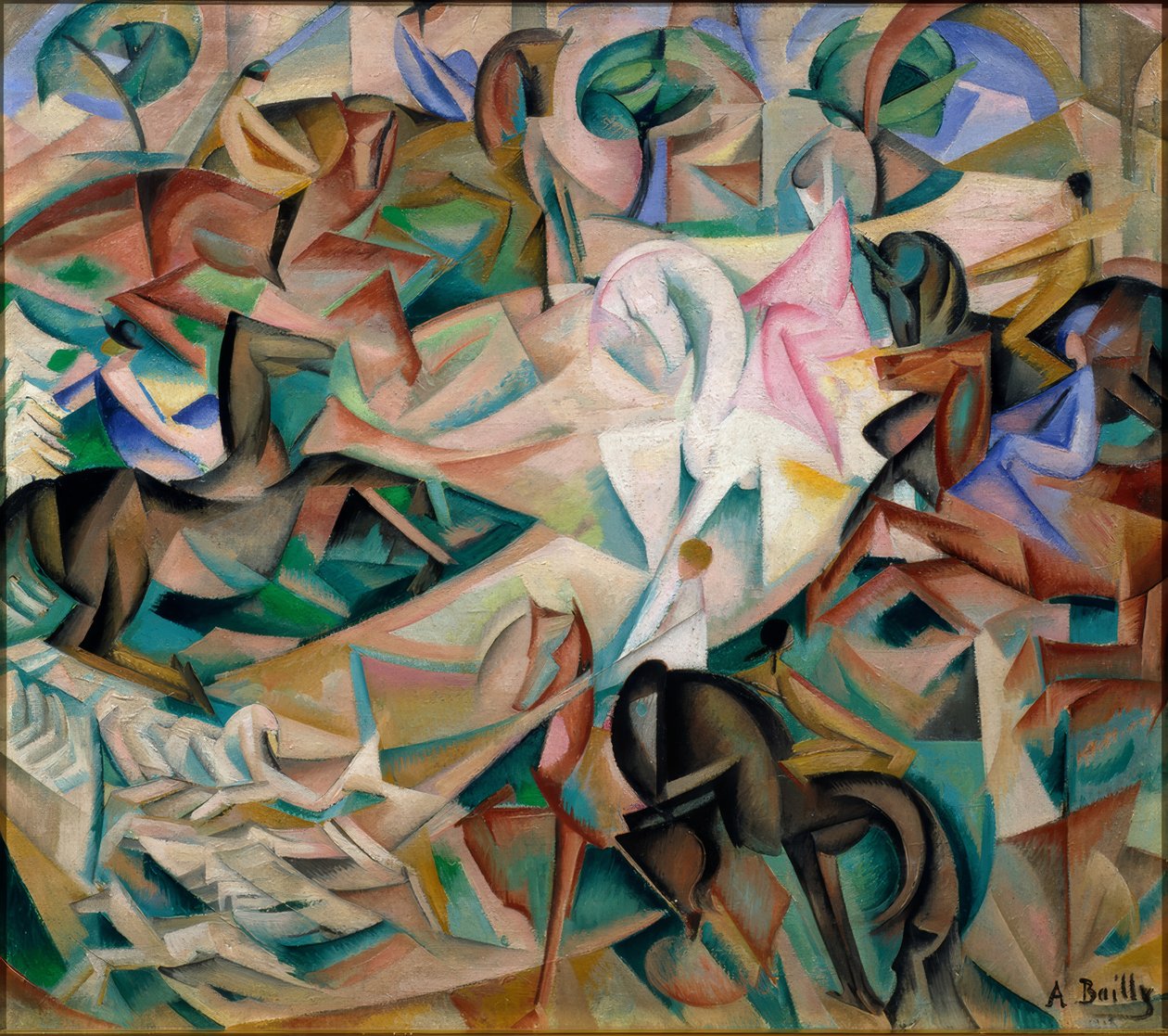 Ryttarens fantasi om damen i rosa av Alice Bailly