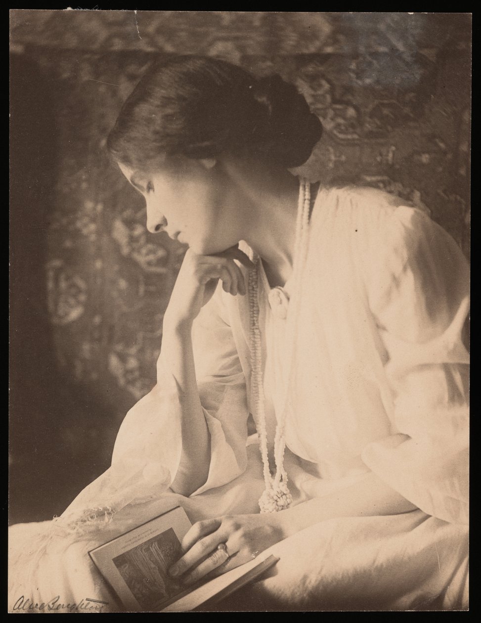 Alice Broughton foto av Agnes Pelton (s/v foto) av Alice Boughton