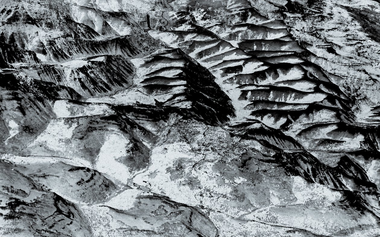 Over Nevada, 2018 (handmålat fotografi) av Alice Gur Arie