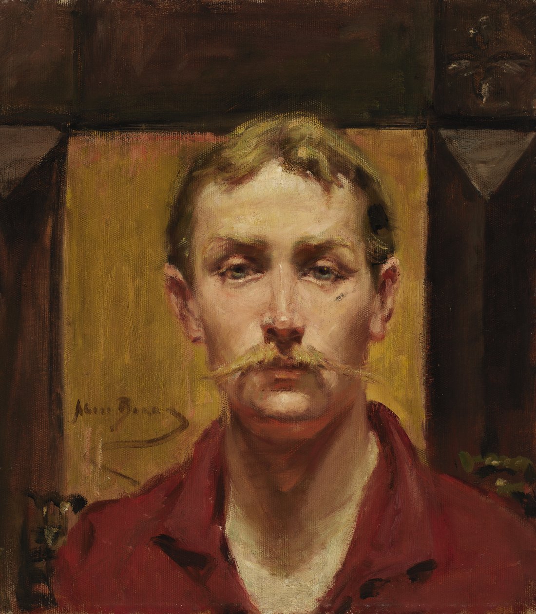 Blond man. av Alice Pike Barney