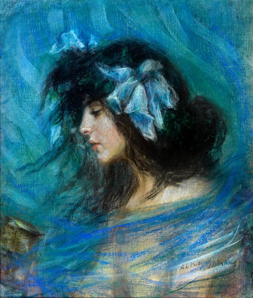 Drömland, ca 1906 (pastell på papper) av Alice Pike Barney