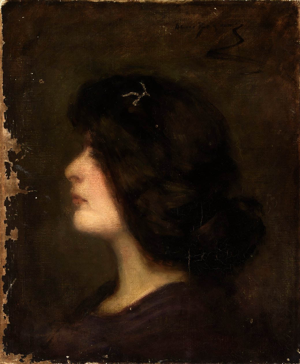 Laura vid femton, 1894. av Alice Pike Barney