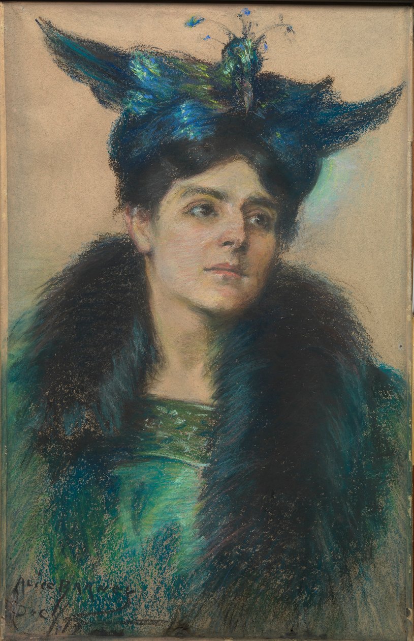 Marianne med hatt av Alice Pike Barney