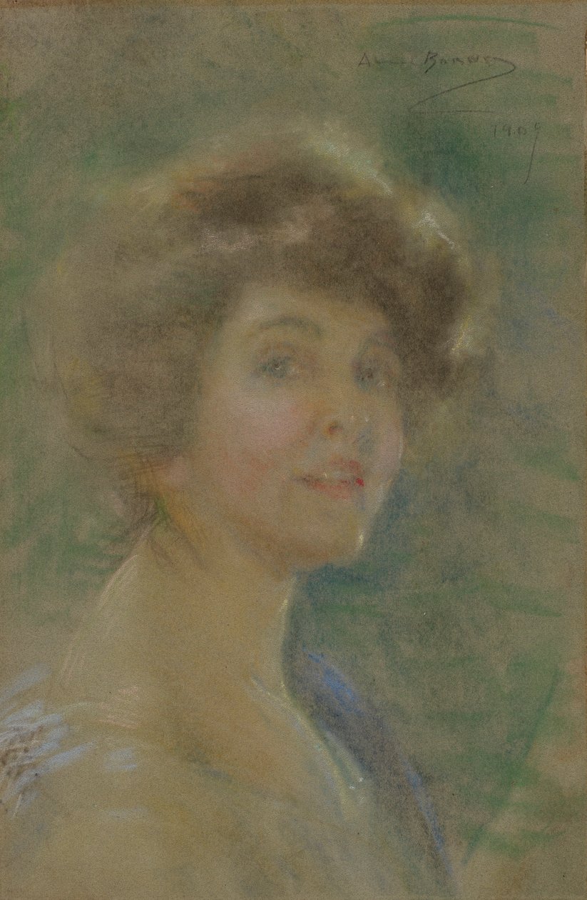 Självporträtt, 1909 av Alice Pike Barney