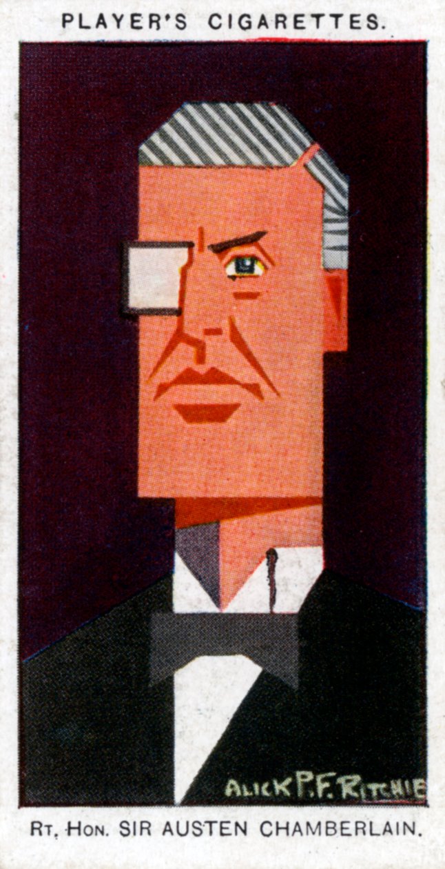Austen Chamberlain, brittisk politiker, 1926 av Alick P. F. Ritchie