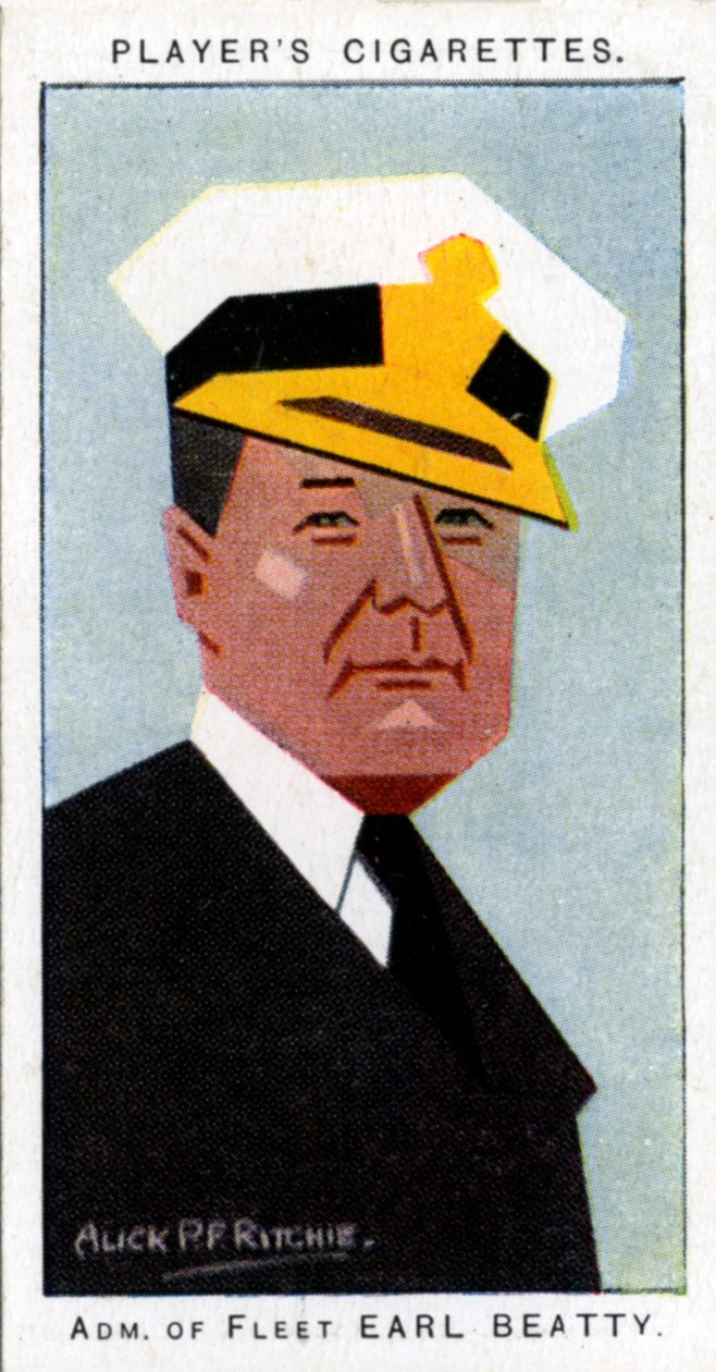 David Beatty, 1:e Earl Beatty, amiral, 1926. av Alick P. F. Ritchie