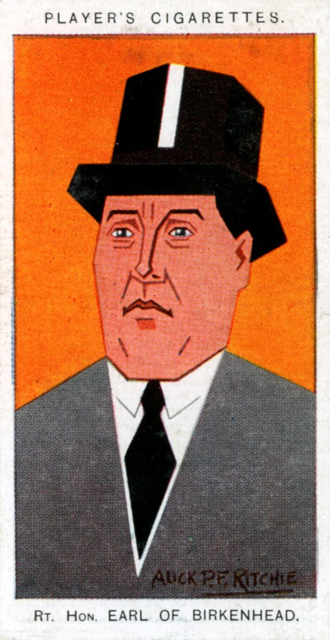 Frederick Edwin Smith, 1:e jarl av Birkenhead, lordkansler, 1926. av Alick P. F. Ritchie