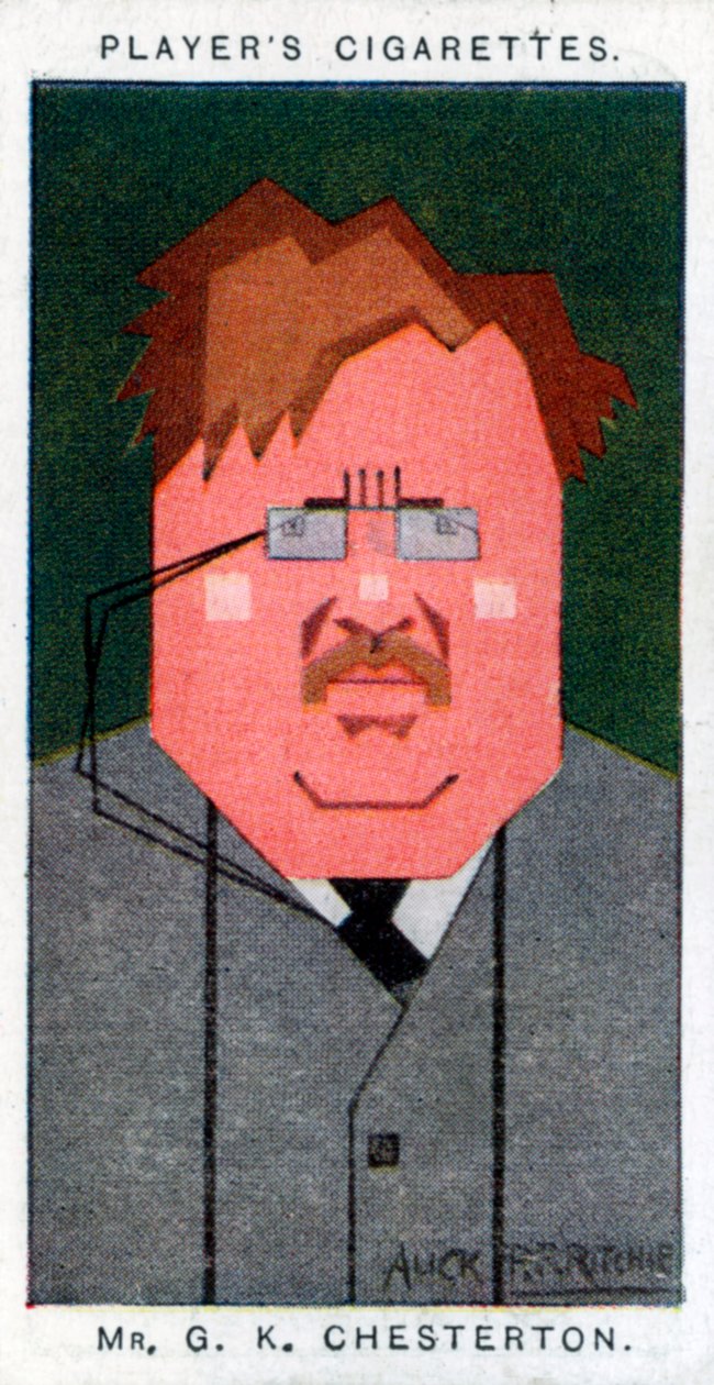GK Chesterton, brittisk poet, romanförfattare och kritiker, 1926 av Alick P. F. Ritchie