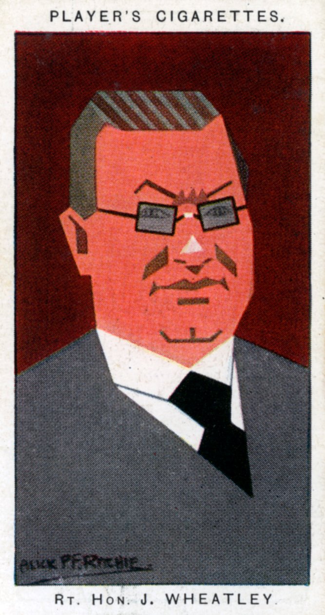 John Wheatley, skotsk politiker, 1926. av Alick P. F. Ritchie