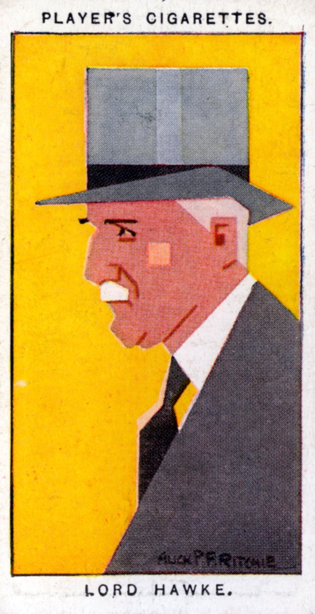 Martin Bladen Hawke, 7:e baron Hawke, brittisk cricketspelare, 1926. av Alick P. F. Ritchie