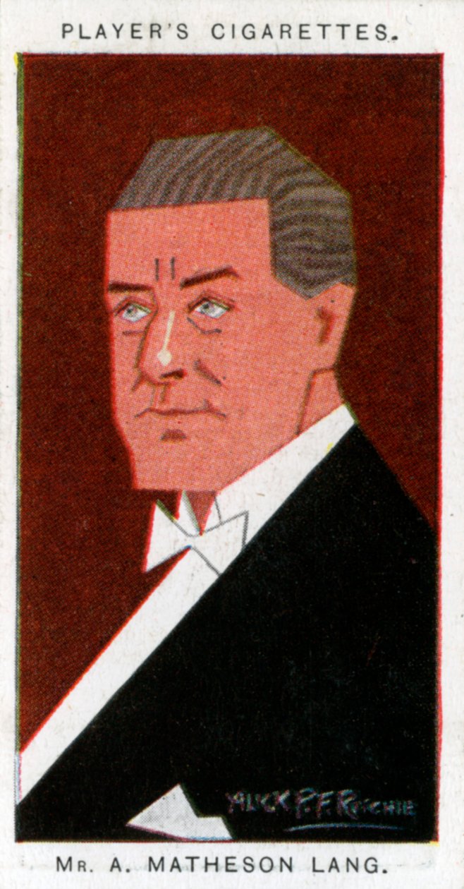 Matheson Lang, kanadensisk skådespelare-manager och dramatiker, 1926 av Alick P. F. Ritchie