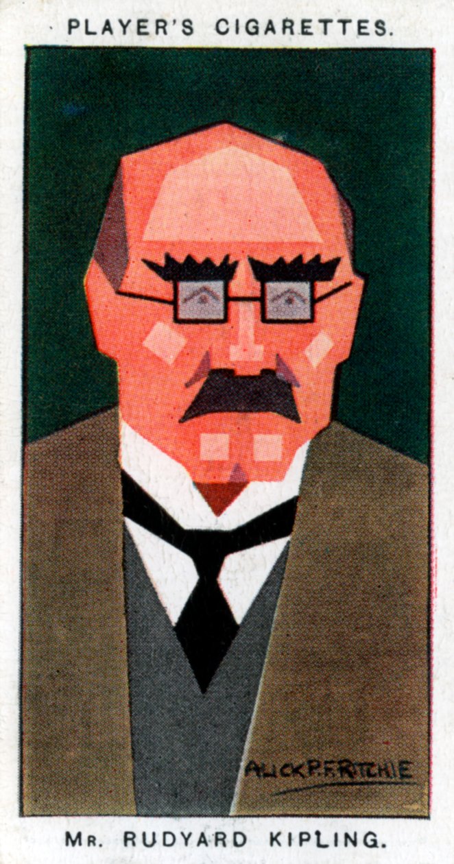 Rudyard Kipling, brittisk författare och poet, 1926. av Alick P. F. Ritchie