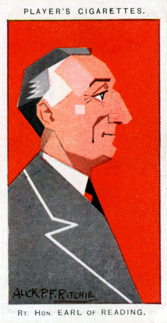 Rufus Isaacs, första markisen av Reading, Lord Chief Justice och diplomat, 1926. av Alick P. F. Ritchie
