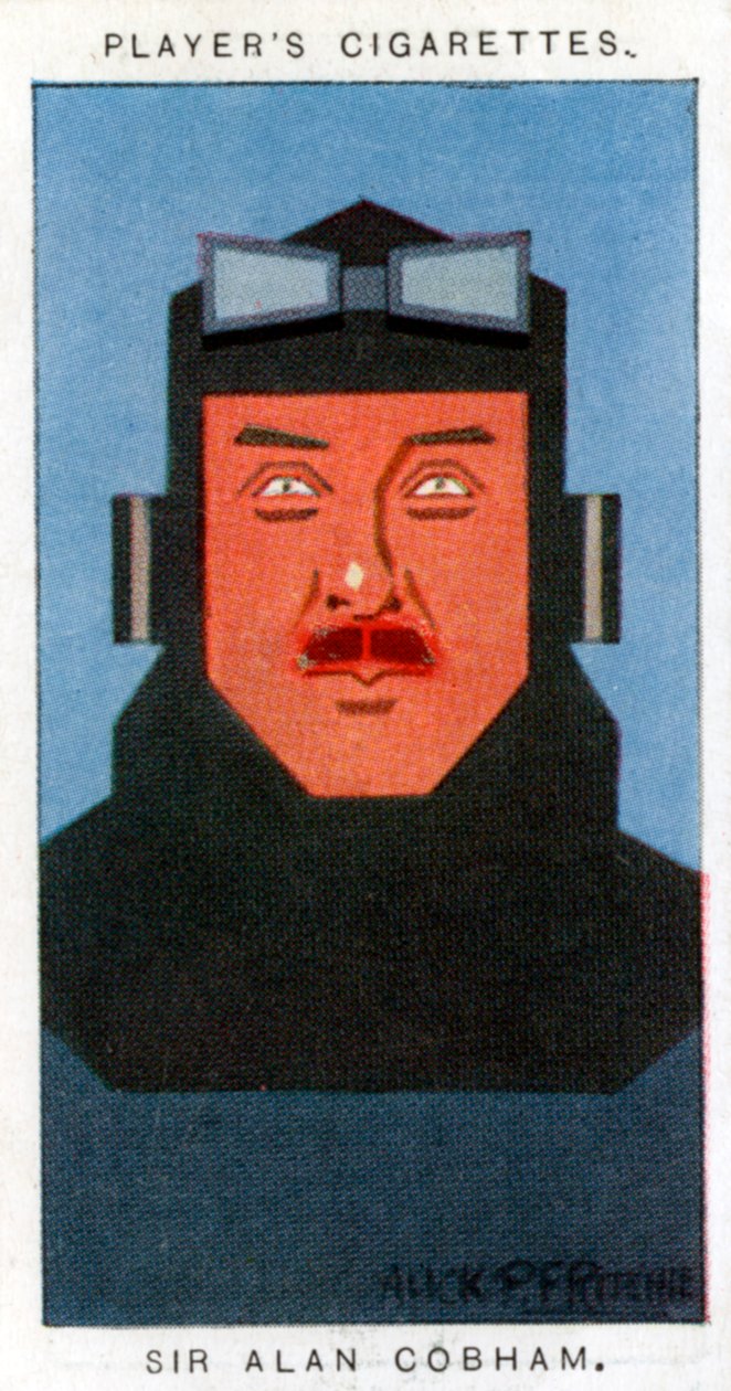 Sir Alan Cobham, brittisk pionjärflygare, 1926 av Alick P. F. Ritchie