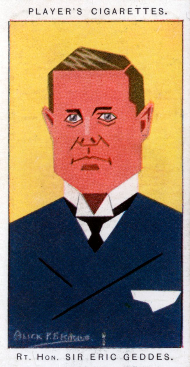 Sir Eric Campbell Geddes, brittisk politiker, 1926 av Alick P. F. Ritchie