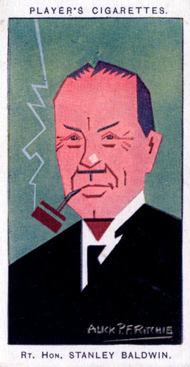 Stanley Baldwin, 1:e Earl Baldwin, brittisk premiärminister, 1926. av Alick P. F. Ritchie