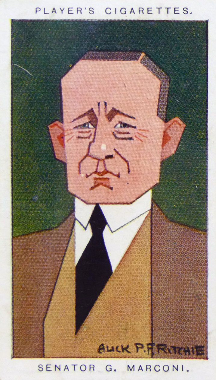 Guglielmo Marconi av Alick Penrose Forbes Ritchie