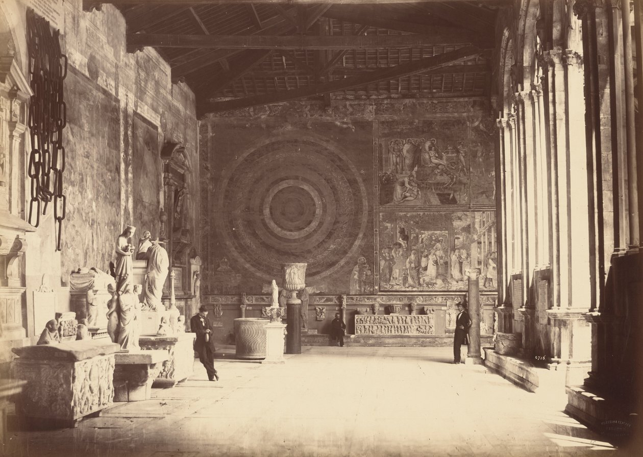 Pise: Camposantos löpare,ca 1870 (foto) av Alinari Family