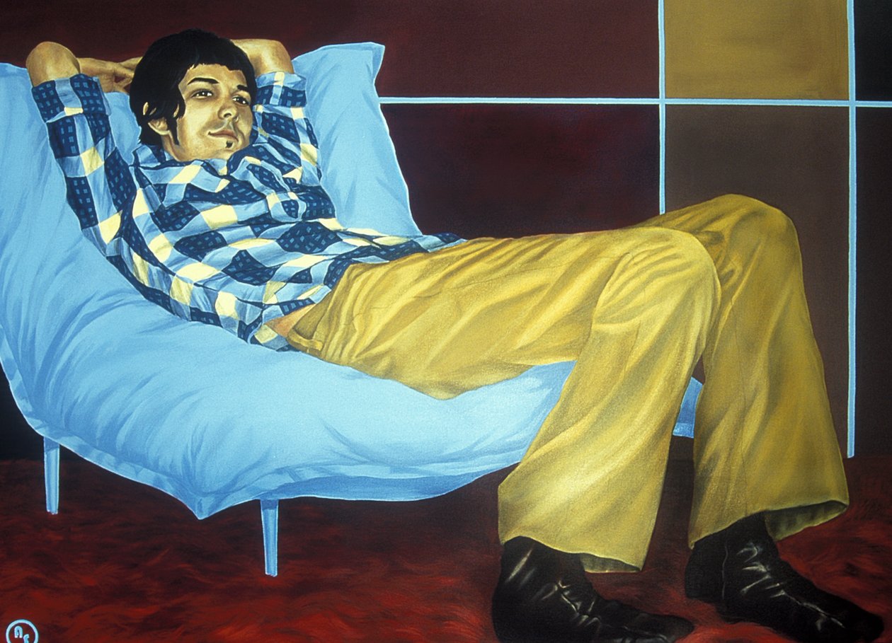Daydreamer (acrylic & oil on canvas) av Alix Contemporary Artist Soubiran Hall
