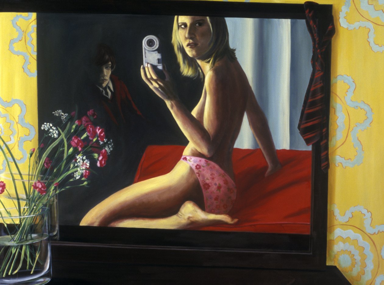 Underwear, 2000 (acrylic on canvas) av Alix Contemporary Artist Soubiran Hall