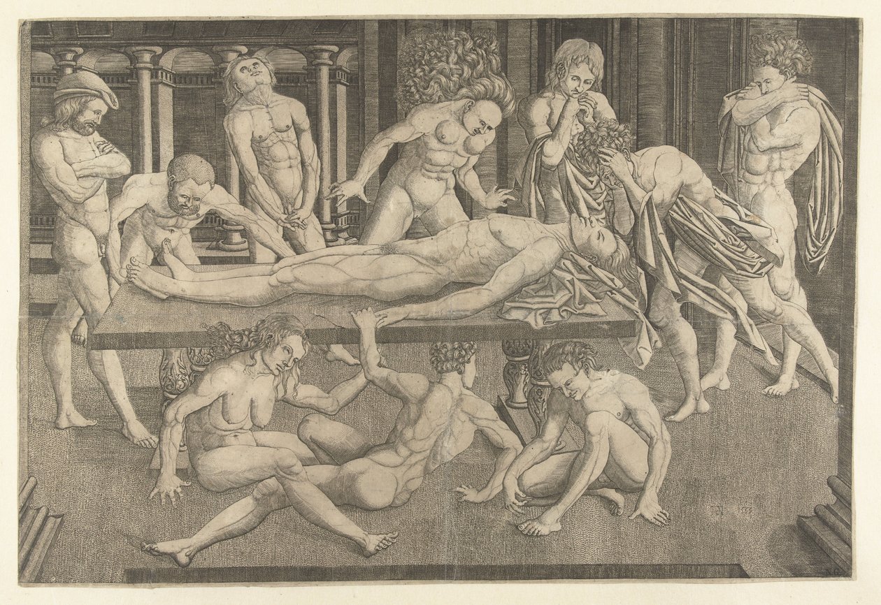 De beining van guttmelta de narni av Allaert Claesz. (attributed to)