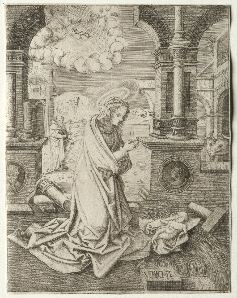 Födelsekyrkan, 1520-talet. av Allaert Claesz