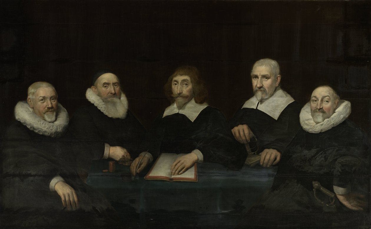 Regenterna för rättelsehuset i Middelburg, 1643 av Allaert van Loeninga