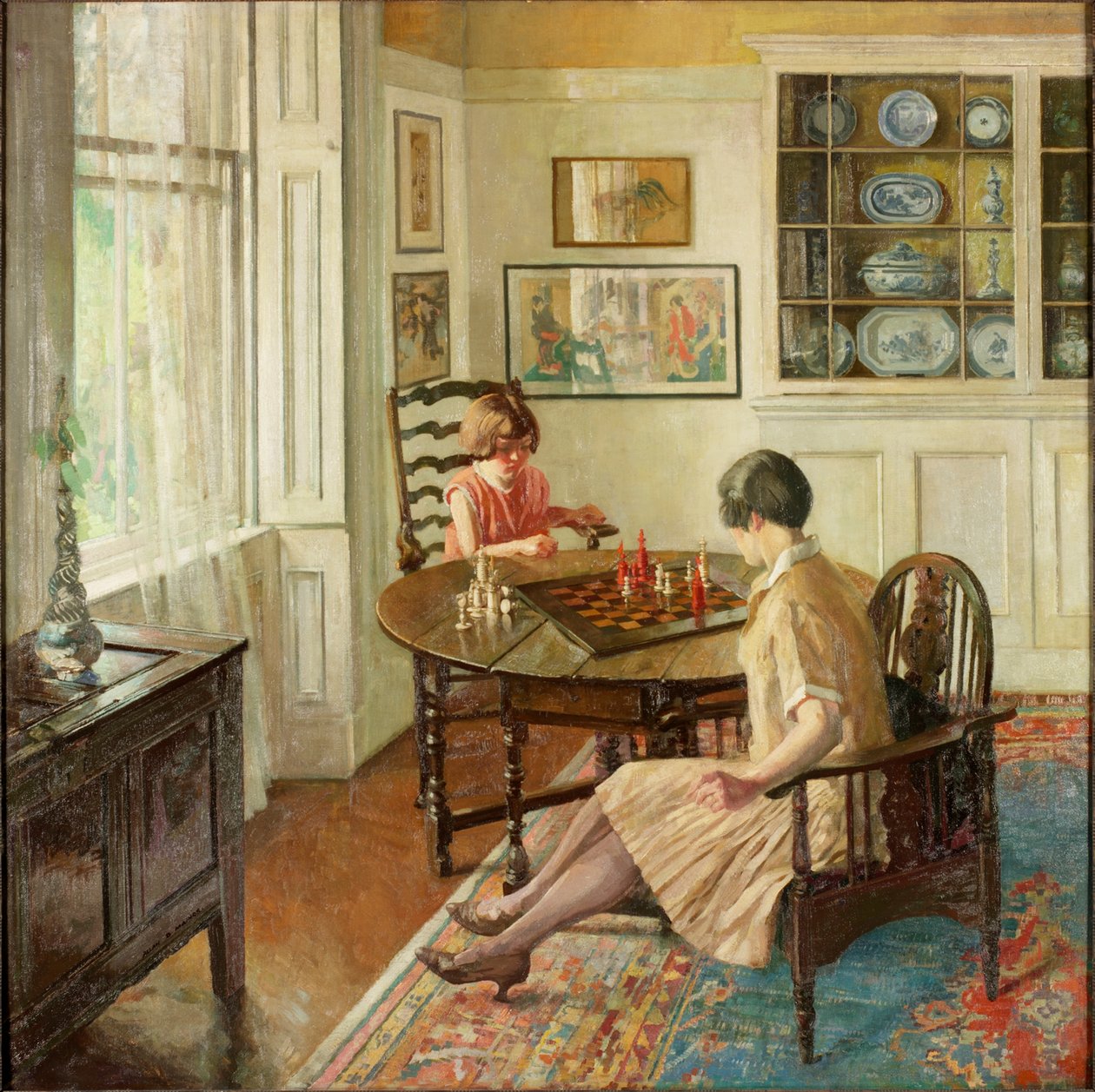 En lektion i schack, 1931-1933 av Allan Douglass Mainds
