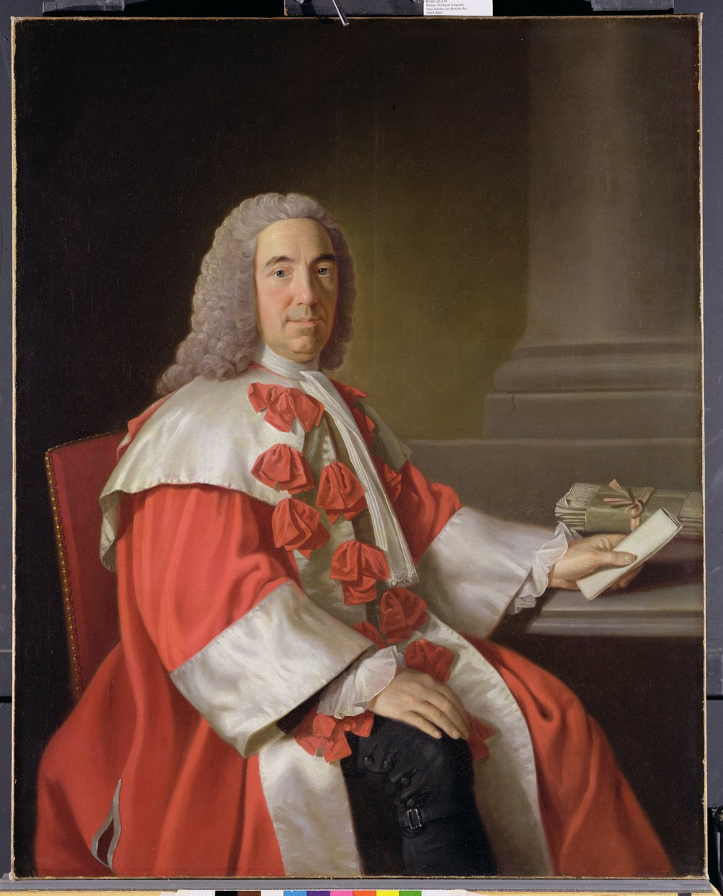 Alexander Boswell, Lord Auchinleck, ca 1754-55 av Allan Ramsay