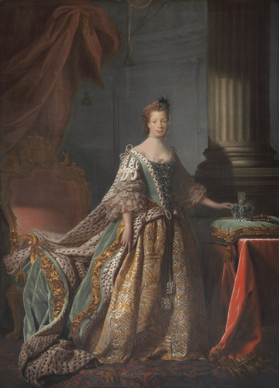 Charlotte, gemål av George III av Allan Ramsay