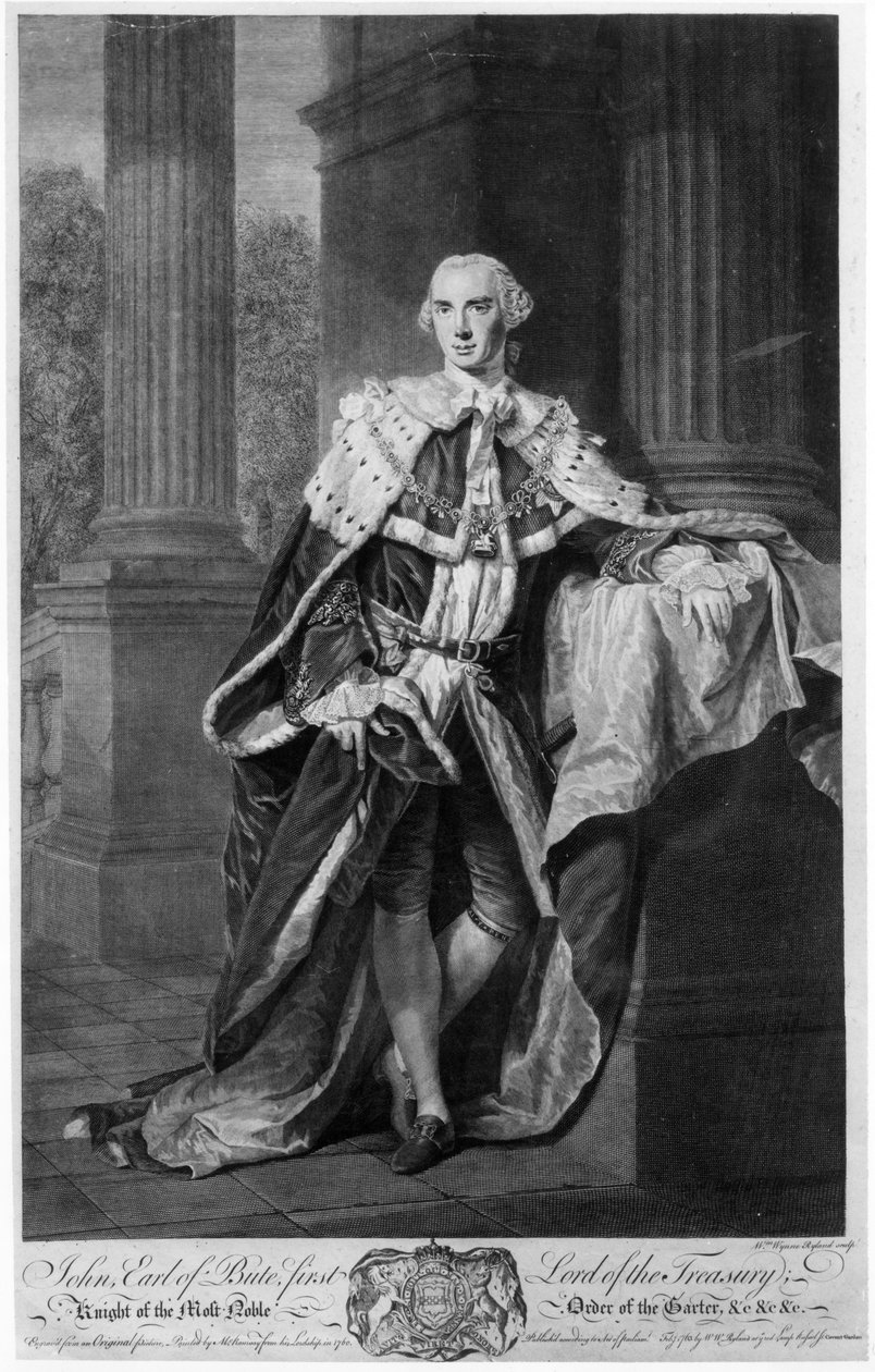 John Stuart, tredje jarlen av Bute, 1763 av Allan Ramsay