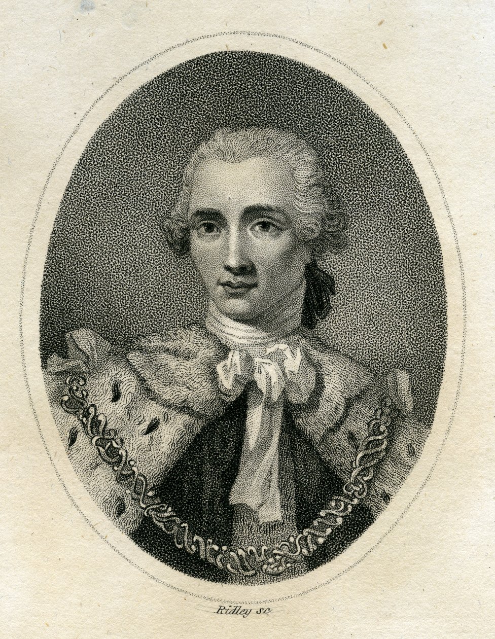 John Stuart, 3:e earl av Bute, graverad av William Ridley (1764-1838), 1895 av Allan Ramsay