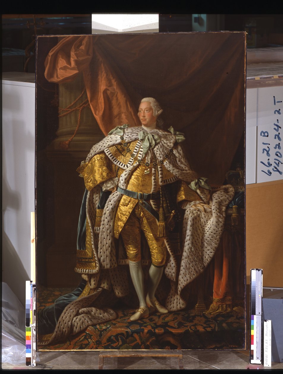King George III (olja på duk) av Allan Ramsay