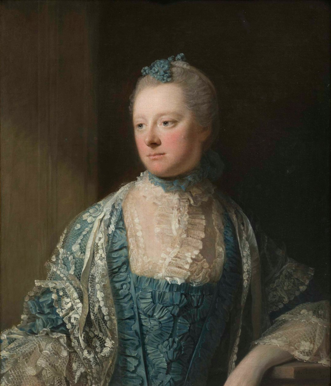 Porträtt av Elizabeth, grevinna av Salisbury, född Keet 1721-1776, 1769. av Allan Ramsay