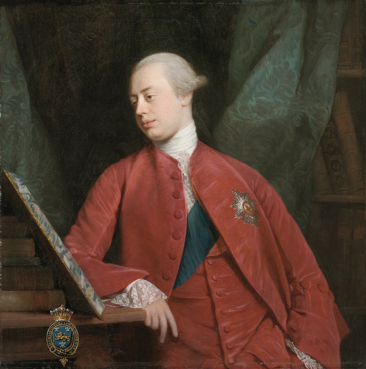 Porträtt av Frederick, Lord North K. G., senare 2nd Earl of Guildford av Allan Ramsay