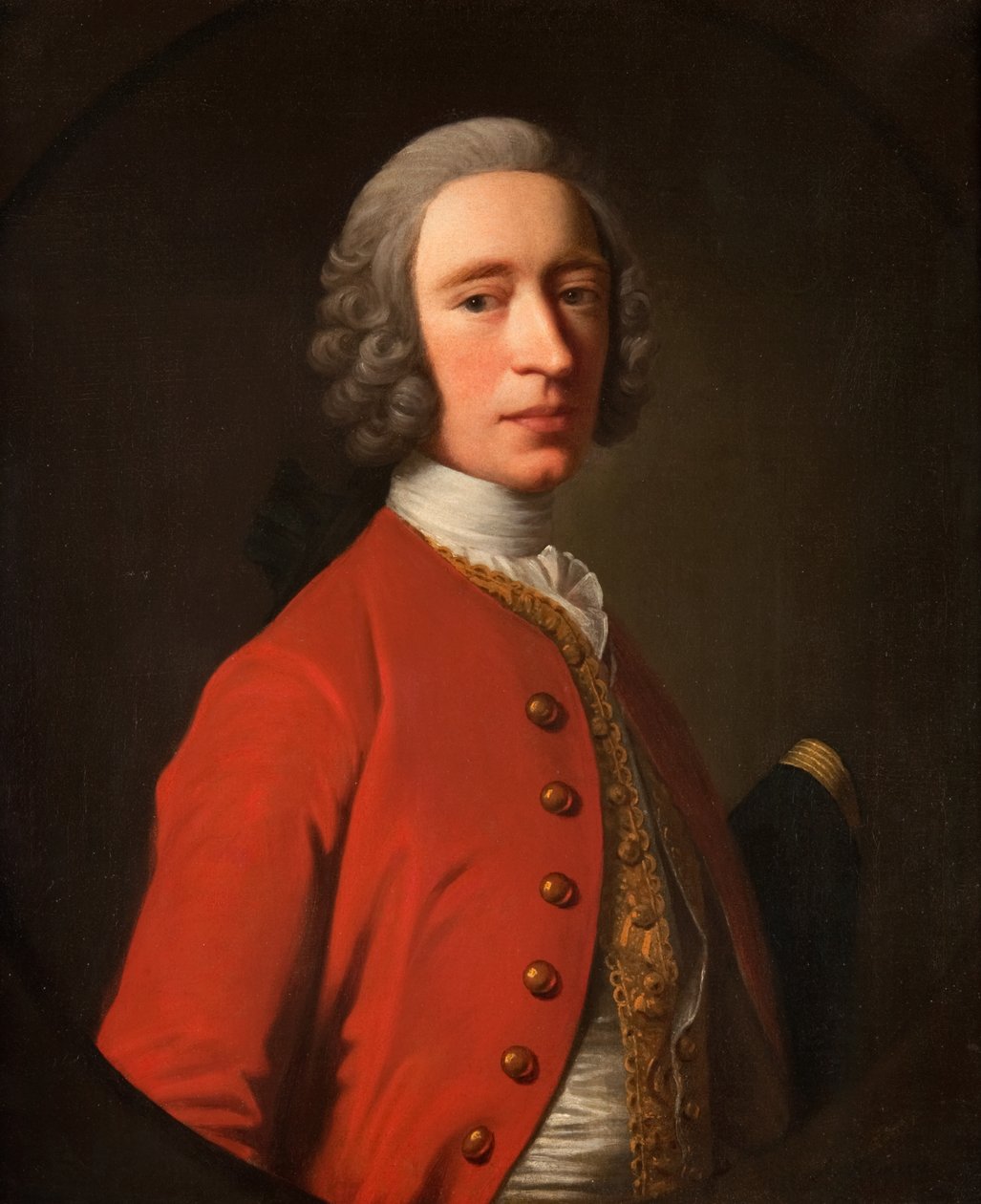 Porträtt av en man av Allan Ramsay