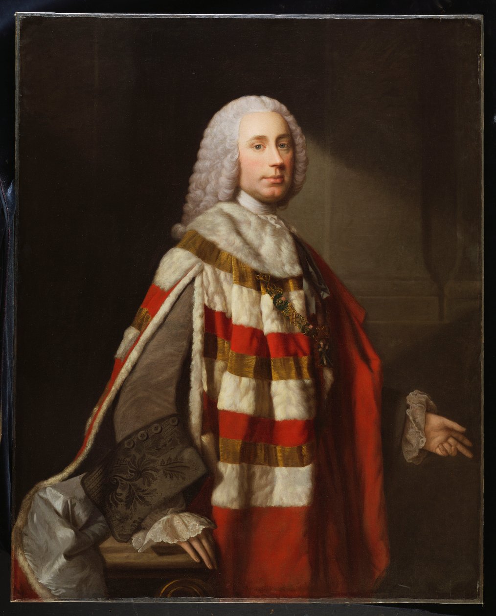 Porträtt av en adelsman, som tros vara James, 8:e Earl of Moray av Allan Ramsay