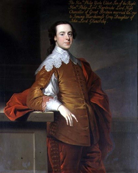 Porträtt av den ärade Philip Yorke av Allan Ramsay